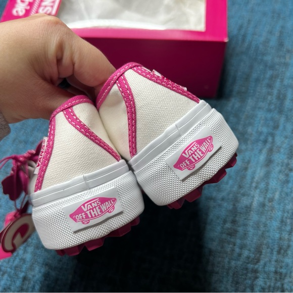 Vans x Barbie Style 93 DX Mary Jane Sneakers in White Pink Limited Edition - Picture 5 of 10